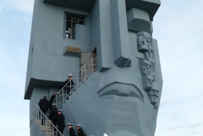 Впервые фрегат «Паллада» посетил Магадан