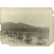 Фотография. Мост через реку Колыму